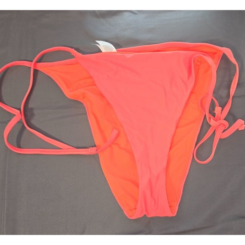 Aerie Orange String Tie Swim Bathing Suit Bottom Size XL New $29.95